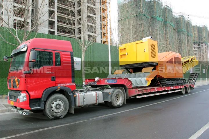 顛覆傳統(tǒng)裝車方式，山美履帶式取料機(jī)助您實(shí)現(xiàn)降本增效、節(jié)能減排！